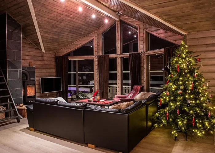 Cabin In Hodlekve With 5 Bedrooms & Hot Tub.